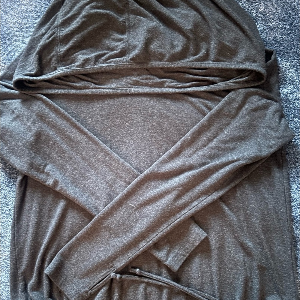 CAbi Charcoal Hooded Top